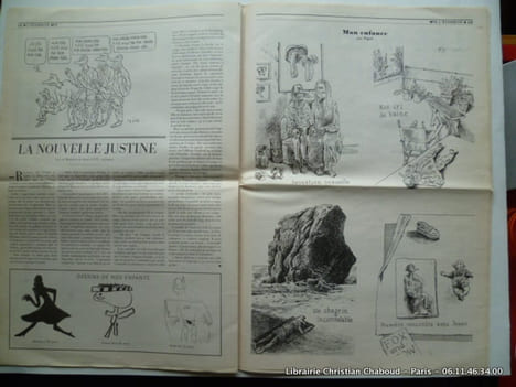 L'Eternité n°1. Journal mensuel Février 1997 On n'est pas de pédés .. Rédacteurs en chef : Nabe, Vuillemin, Pajak