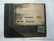 David Blamey  Know Became Tell. par BLAMEY David - Image 1