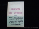Sang de Paris. Saint-Bonnet Georges