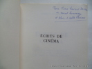 Ecrits de cinéma 1918-1931. Textes réunis présentés (avec notes et index) par Odette et Alain Virmaux.. Philippe Soupault. Envoi d'A. et O. Virmaux.