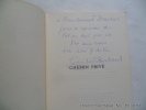 Chemin privé. Poèmes et chansons.  Oeuvres poétiques (1930-1970)  Envoi de l'auteur.. BONHEUR Gaston 