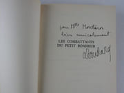 Les combattants du petit bonheur. Envoi autographe signé.  par BOUDARD Alphonse - Image 1
