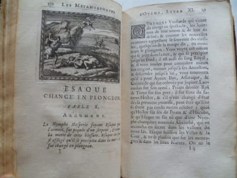 Les métamorphoses d'Ovide avec des explications à la fin de chaque Fable. Traduction nouvelle. En deux tomes, complet.. Ovide. Traduction nouvelle par ...