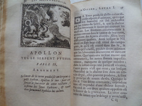 Les métamorphoses d'Ovide avec des explications à la fin de chaque Fable. Traduction nouvelle. En deux tomes, complet.. Ovide. Traduction nouvelle par ...
