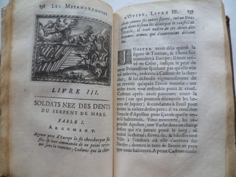 Les métamorphoses d'Ovide avec des explications à la fin de chaque Fable. Traduction nouvelle. En deux tomes, complet.. Ovide. Traduction nouvelle par ...