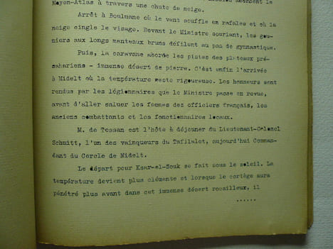 Une mission au Maroc.  Journal du Voyage officiel au Maroc de M. François de Tessan, sous-secrétaire d'Etat aux Affaires Etrangères (Février 1938). ...