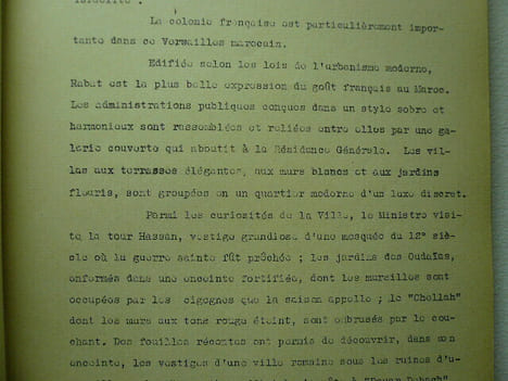 Une mission au Maroc.  Journal du Voyage officiel au Maroc de M. François de Tessan, sous-secrétaire d'Etat aux Affaires Etrangères (Février 1938). ...