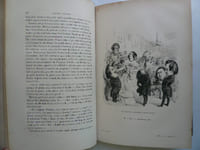 Jérome Paturot à la recherche d'une position sociale.  Illustrations de J.J. Grandville.