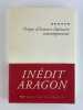 Projet d'histoire litt&eacute;raire contemporaine. Louis Aragon. Edition &eacute;tablie, annot&eacute;e et pr&eacute;fac&eacute;e par Marc Dachy, &agrave; partir du manuscrit original in&eacute;dit ...