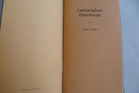 Caricataglose Portriturale. Adelin Cratylien