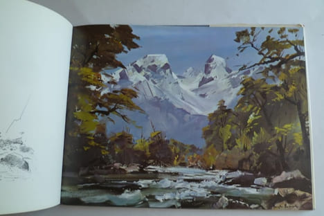 My kind of Country. Paintings in oil of southern New Zealand, with sketches, commentaires and an introduction.. Badcock Douglas