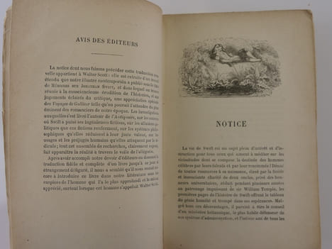 Voyages de Gulliver dans des contrées lointaines. Traduction nouvelle précédée d'une notice biographique et littéraire par Walter Scott. Illustrations ...