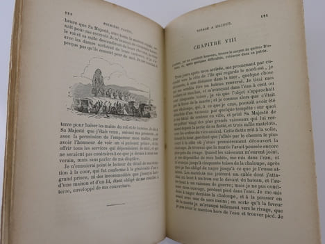 Voyages de Gulliver dans des contrées lointaines. Traduction nouvelle précédée d'une notice biographique et littéraire par Walter Scott. Illustrations ...