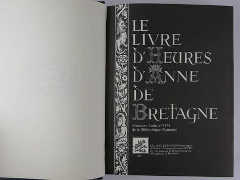 Le Livre d'Heures d'Anne de Bretagne. Manuscrit Latin n°9474 de la Bibliothèque Nationale.. Jehan Bourdichon. Jehan Poyet.