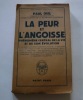 La peur et l'angoisse. Phénomène central de la vie et de son évolution. Paul Diel.