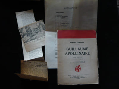 Guillaume Apollinaire. Son oeuvre. Portrait et Autographe. Document pour l'histoire de la littérature française