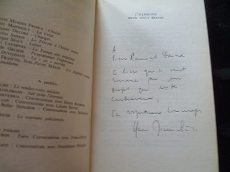 L'Allemagne selon Willy Brandt. . Ménudier Henri. Préface d'Alfred Grosser