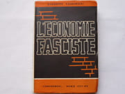 L'économie fasciste par TASSINARI Giuseppe. Trad. Ch. Belin - Image 1