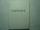 Peintures récentes de Lapicque. Galerie Villand et Galanis. LAPICQUE - Texte de Jean Wahl