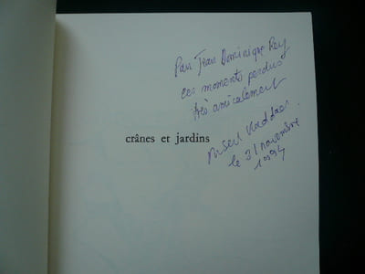 Crânes et jardins. Poèmes.