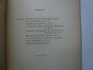 Histoire comparée des arts de la lingerie et de la reliure de Dioclétien à Louis II le Bègue. Avec une carte.. René A. Bonommé - Gabriel Rosant - ...