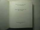 Marie Nivouliès. Exposition rétrospective 1977. Exposiçao retrospectiva. Museu de Arte de Sao Paulo. museu Nacional de Belas Artes de Rio de Janeiro. ...