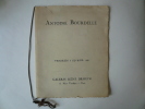 Antoine Bourdelle. Catalogue d'exposition Galerie René Drouin vendredi 6 février 1942. Antoine Bourdelle. Texte de Maurice Denis