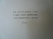 Antoine Bourdelle. Catalogue d'exposition Galerie René Drouin vendredi 6 février 1942 par Antoine Bourdelle. Texte de Maurice Denis - Image 4