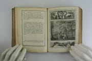 Les Amours pastorales de Daphnis et de Chloé par Longus. Double traduction du grec en françois, de Mr Amiot et d'un anonime, mises en paralelle, et ornées des estampes originales du fameux B. Audran, gravées aux dépens du feu duc d'Orléans,... sur les tableaux inventés et peints de la main de ce grand prince, avec un frontispice de Coypel & autres vignettes & culs de lampe, gravées par D. Focke sur les desseins de Cochin & de Eysen par Longus - Image 4