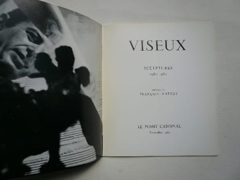 Claude Viseux. Sculptures 1964-1965.. Claude Viseux. Préface de François Mathey.