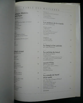 Le Boeuf. Histoire, Symbolique et Cuisine. Alain Raveneau. Michel Pastoureau. Préface de Jean-Pierre Coffe