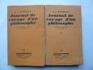 Journal de voyage d'un philosophe. En 2 tomes. H. de Keyserling Trad. de l'allemand par Hella et O. Bournac.