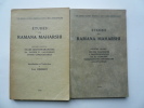 Etudes sur Ramana Maharshi.  En 2 volumes. Volume premier: Swami Siddeswarananda, Dr. Sarma K. Lakshman, Swami Tapasyananda. Deuxième volume : Textes ...