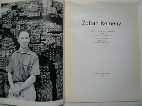 Zoltan KEMENY Musée National d'Art Moderne. oct-déc. 1966. Zoltan KEMENY - Bernard Dorival
