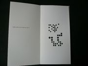 ICI MAINTENANT. Ouvrage illustré de décalcomanies en noir, exemplaire n° 139/150, signé par l'auteur et en impression par l'artiste.  par Jean LEPPIEN  - Jean-Jacques SCHERRER - Image 4