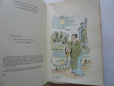 Haïkaï de Bashô et de ses disciples - Ouvrage illustré de 4 gravures de FOUJITA