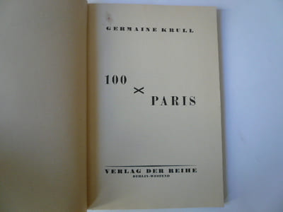 100 x PARIS. Die reihe der hundert / La série des cent / The hundred series