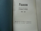 Picasso. Oeuvres de 1900 à 1914. Catalogue d'exposition. Oeuvres des musées de Léningrad et de Moscou.. Picasso. Texte de Maurice Raynal.