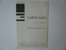 LAPOUJADE. Portraits et compositions. Préface de Marguerite Duras. Galerie Pierre Domec. 6 mai-12 juin 1965. LAPOUJADE. Marguerite Duras.