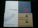 Ensemble des 4 publications des RENCONTRES DE BILLOM 1) Première rencontre de Billom, 16 juin  - 24 août 1979. Les artistes porfessionnels d'Auvergne ...