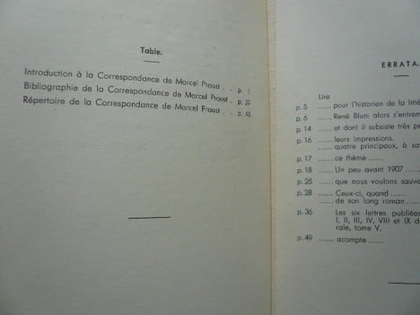 Introduction à la correspondance de Marcel Proust - Repertoire de la correspondance de Proust.. Pierre Raphaël