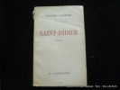 Saint-Didier. EO. 3ème papier sur Vélin.. Edouard Lavergne