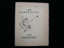 Les Humoristes N°1 Mars 1924 . Exemplaire du tirage de tête sur Hollande signé et numéroté par le secrétaire général Maurice Neumont.. WILLETTE ...