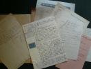 Sarah Bernhardt. Documents originaux relatifs à un contentieux (1888-1900) opposant Sarah Bernhardt à un fournisseur de tissus (Dieutegard & Doizey). ...