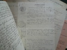 Sarah Bernhardt. Documents originaux relatifs à un contentieux (1888-1900) opposant Sarah Bernhardt à un fournisseur de tissus (Dieutegard & Doizey). ...
