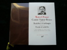 Contre Sainte-Beuve, précédé de Pastiches et Mélanges, et suivi de Essais et articles. . Marcel Proust. Edition établie par Pierre Clarac et d'Yves ...