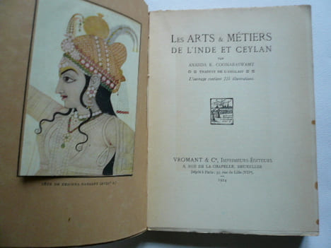 Arts et Métiers de l'Inde et Ceylan.. Ananda K. Coomaraswami.