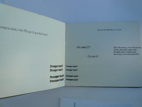 Conversation-Sinfonietta. Essai d'orchestration typographique par Massin réalisé avec la collaboration du studio Hollenstein. Jean TARDIEU