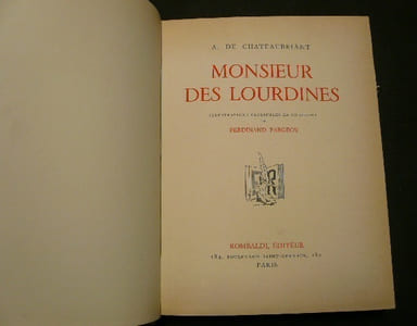 Monsieur des Lourdines. Histoire d'un gentilhomme campagnard.
