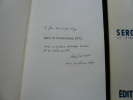 Réunion de deux textes de Serge Sautreau. Le rire anonyme du bègue, 1973, 24p. /  Paris, le 4 novembre 1973. Illustrations d'Antonio Recalcati. 1974, ...